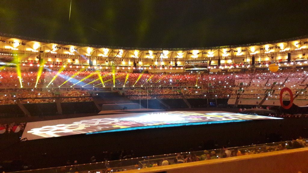 Maracanã lotado, com uma explosão de cores, na Cerimônia de Abertura da Paralimpíada